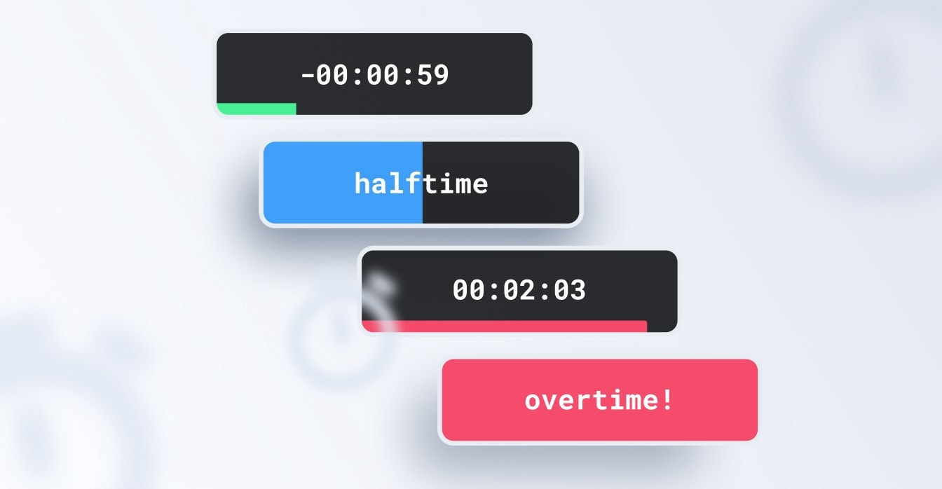 Google Meet Timer - example